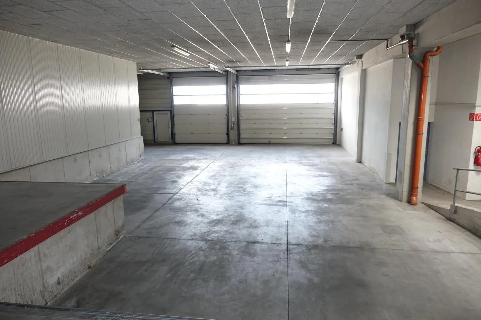 Anlieferung mit Rampe