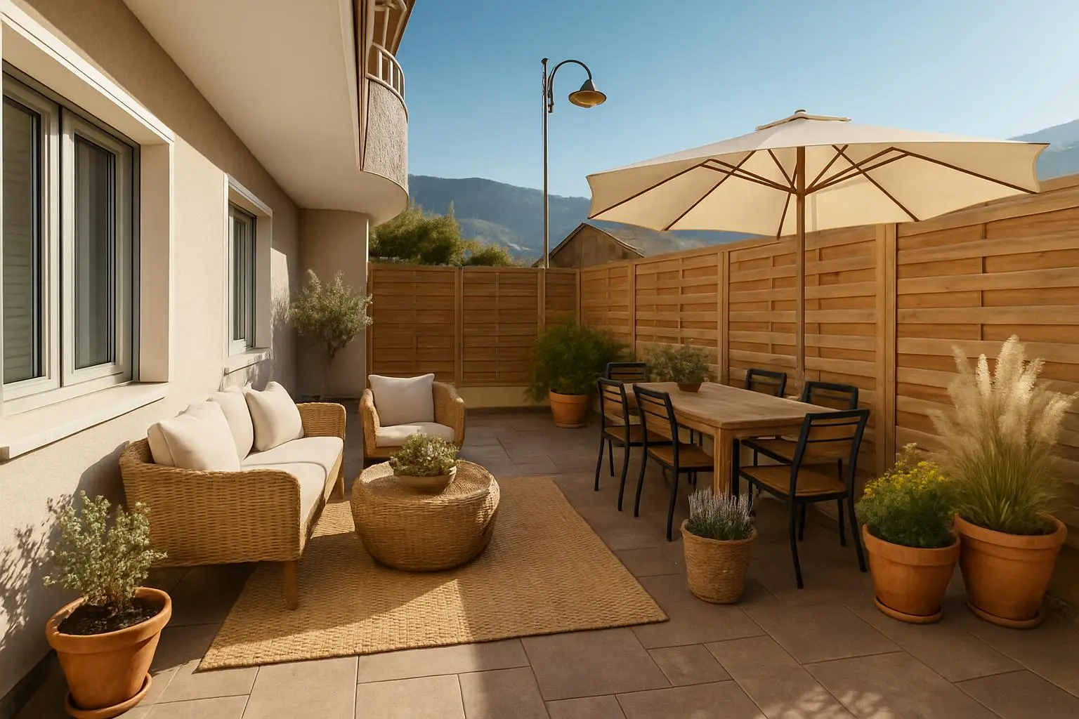 Landeck - Wohnung - Terrasse Visualisierung