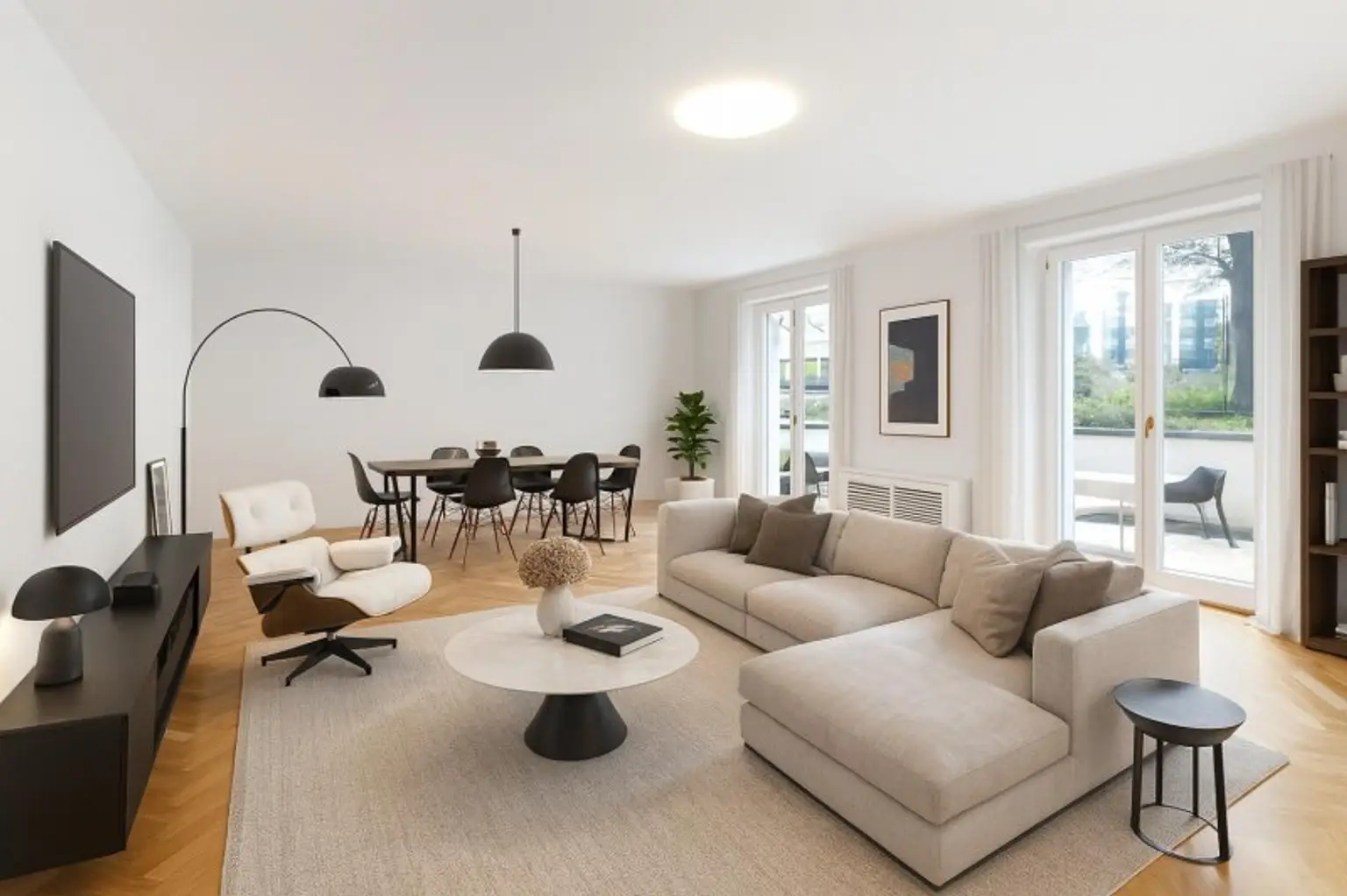 Seltene Gartenmaisonette in Botschaftsviertel mit Parkplatzmöglichkeit