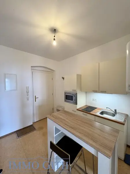 UNBEFRISTETE, GEPFLEGTE 1,5 ZIMMER-WOHNUNG MIT GEMEINSCHAFTSTERRASSE ZU MIETEN!