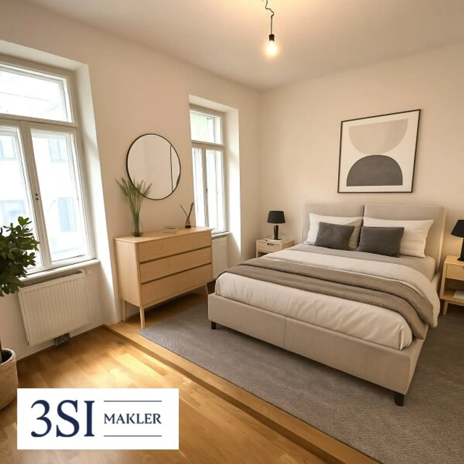 Charmante 3-Zimmer-Wohnung mit Blick in den ruhigen Innenhof - in Top-Lage des 3. Bezirks