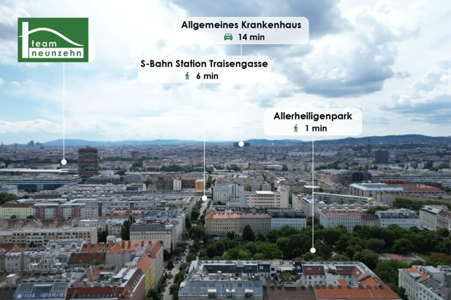 Klimatisierte Maisonette mit Weitblick-Dachterrasse in top Lage nahe U6, Millennium City und Donau - JETZT ANFRAGEN
