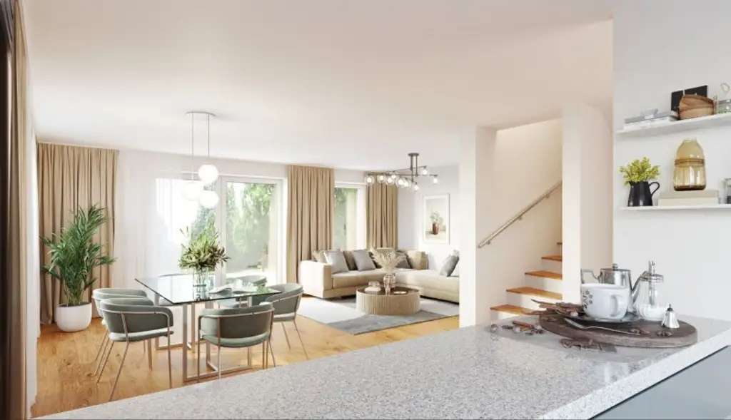 Erstbezug! Doppelhaushälften in massiver Holzbauweise