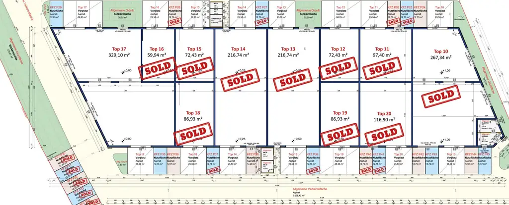 SOFORTBEZUG! Betriebs-/Produktions- oder Lagerhalle mit ca. 329 m² Fläche in Buchkirchen bei Wels zu verkaufen (Top 17)