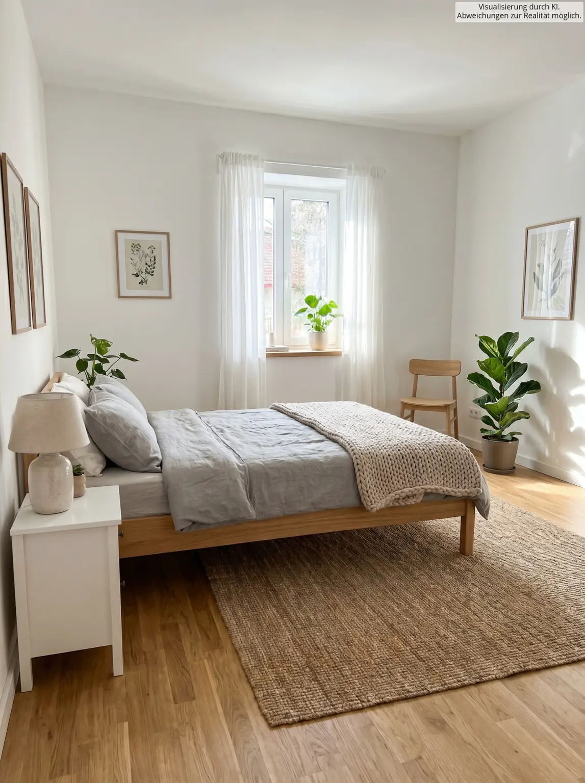 Schlafzimmer VISUALISERT MITHILFE KI