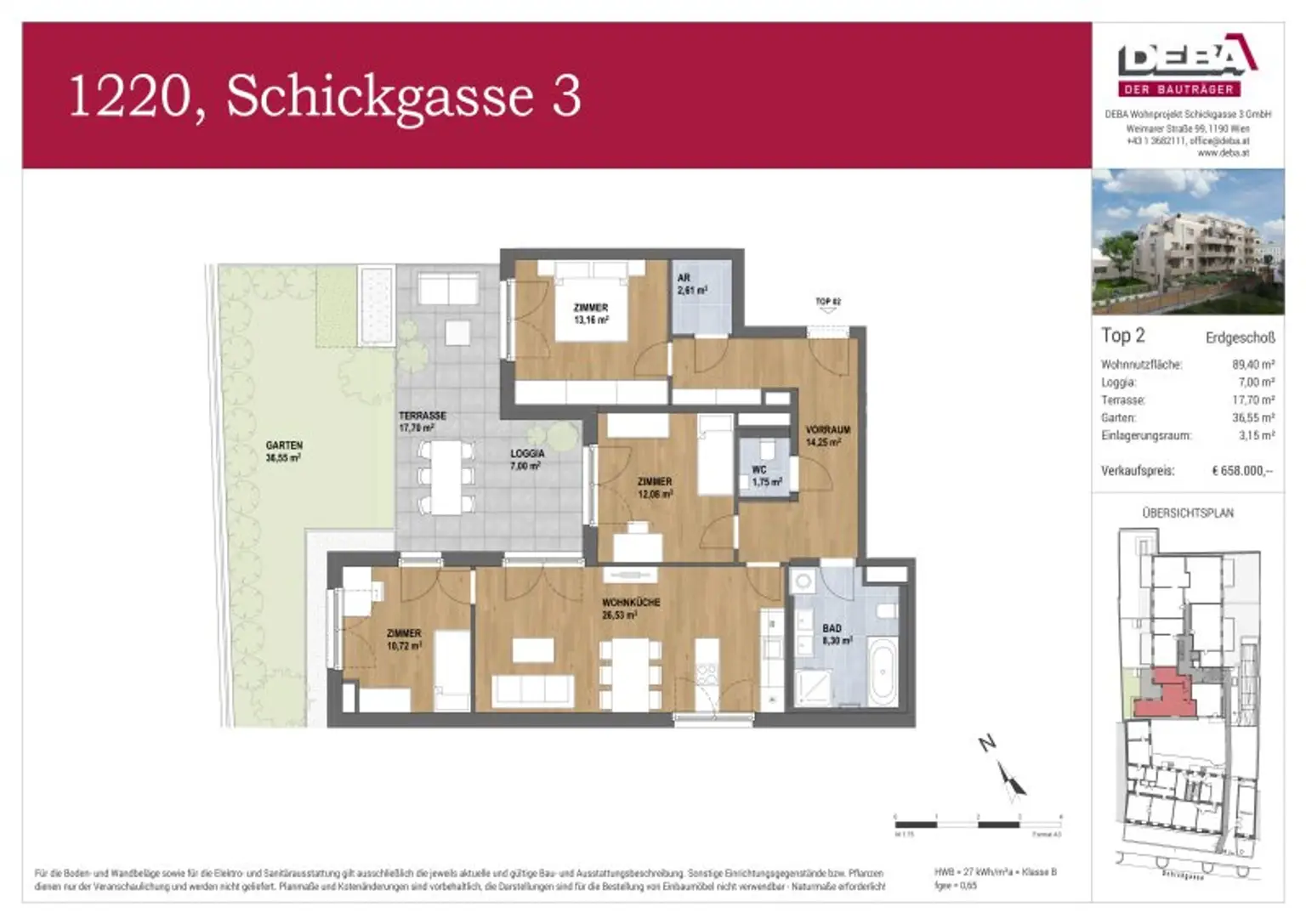 Die Perle von Stadlau - Schickgasse 3 - provisionsfreie Eigentumswohnungen an der U2 Hardeggasse