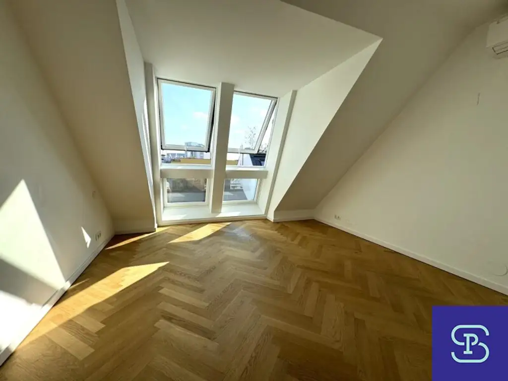 Provisionsfrei: Klimatisierte 73m² DG-Wohnung + 10,2m² Terrasse Nähe Karmelitermarkt - 1020 Wien