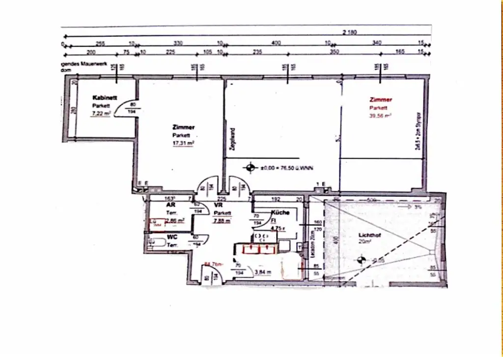2,5 Zimmer Wohnung mit Kamin und Grünblick