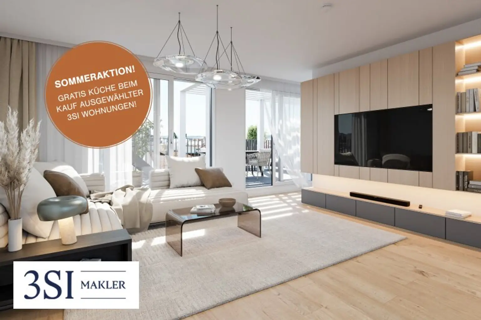 Die Symbiose: Hochwertiger 3-Zimmer Neubau mit südseitigem Balkon