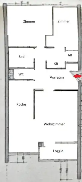 Grundriss Planskizze