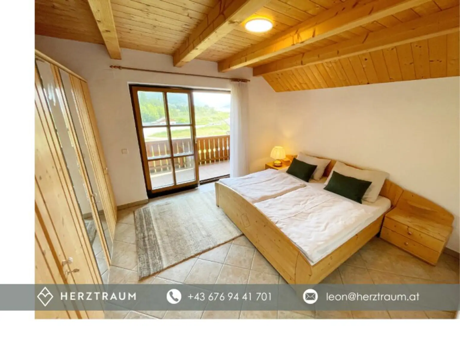 Exklusive Haushälfte mit See- und Bergblick || 4 Zimmer, Balkon, Terrasse || Toplage Oberdorf ||