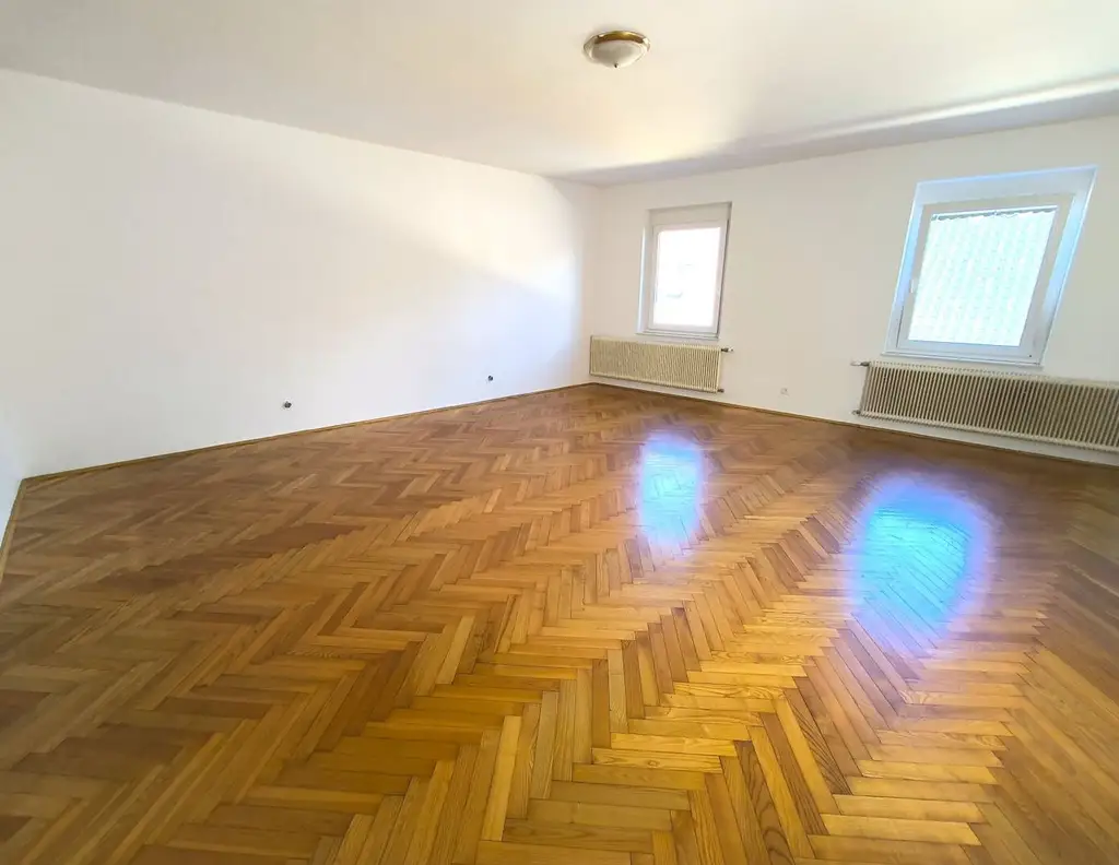 Zentral gelegenes Zinshaus mit 2 Wohnungen, 2 Geschäftslokalen und eigenem Ateliergebäude, teilsaniert.