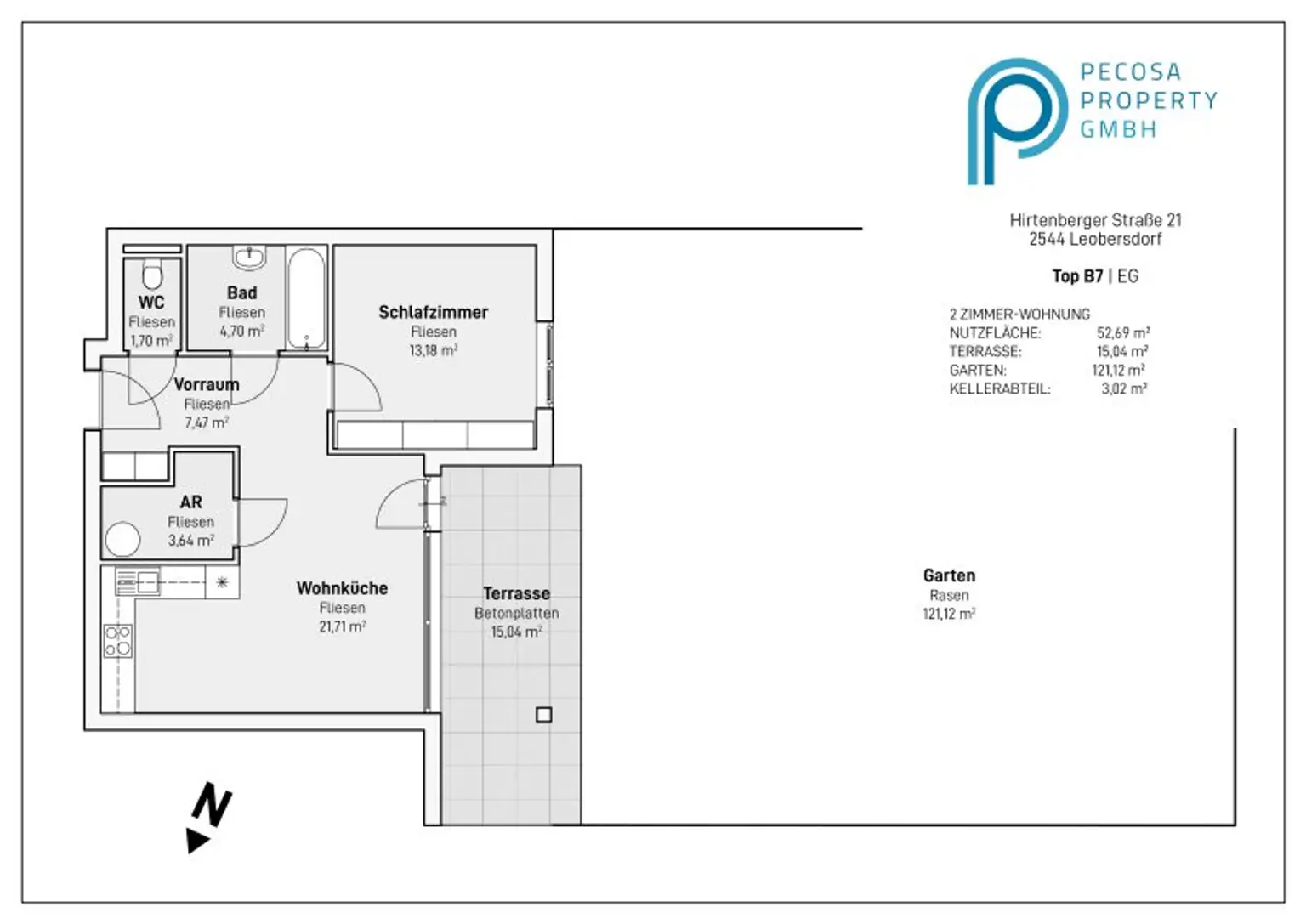 Traumhafte Gartenwohnung in Leobersdorf