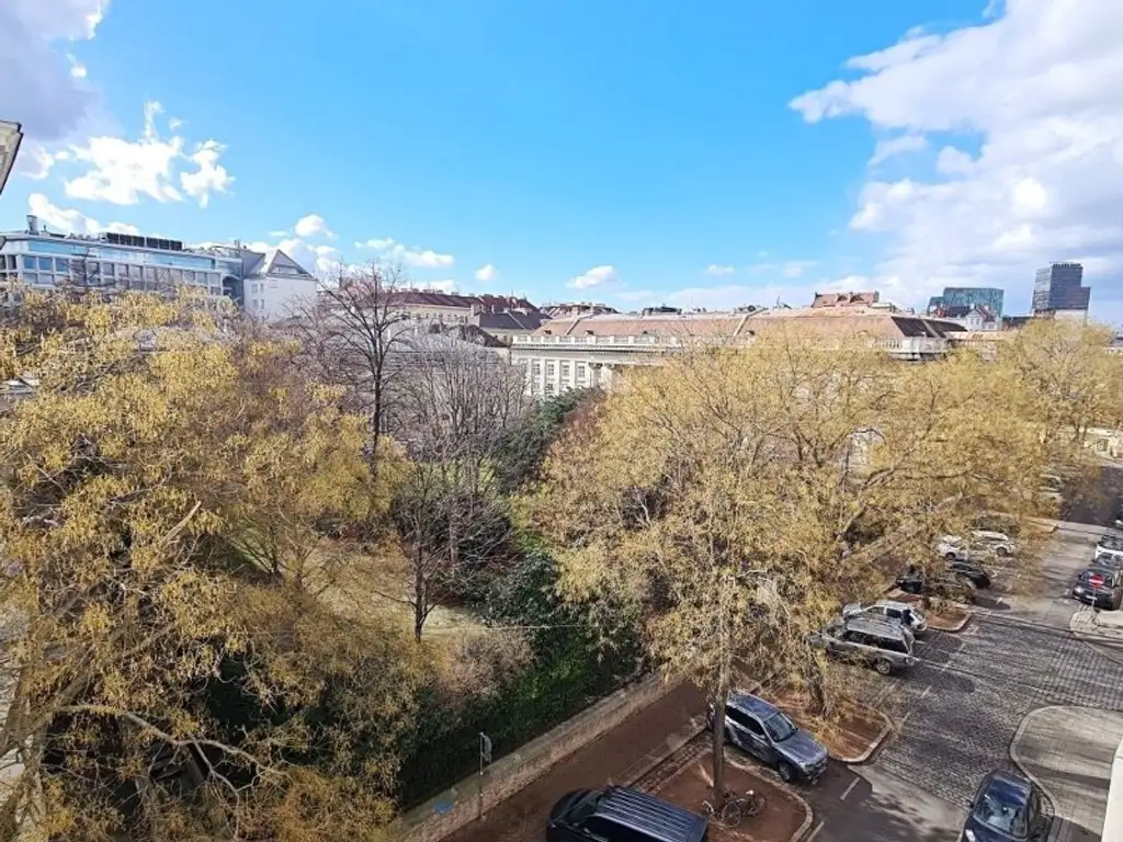 ROCHUSMARKT-NÄHE, sonnige 103 m2 Altbau, 3 Zimmer, WG-geeignet, Küche, Wannenbad, Parketten, Geusaugasse