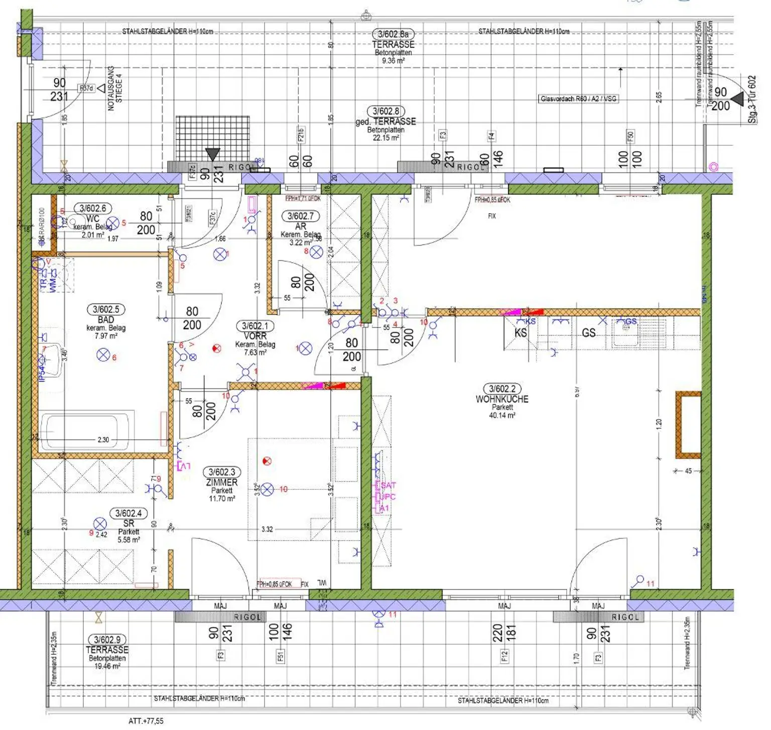 "Vollausgestattete Dachgeschosswohnung mit Terrasse"