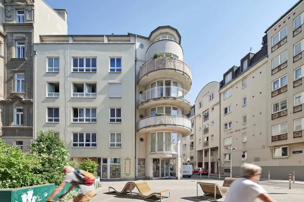 Vorsorgehit in bester Lage – 1-Zimmer-Wohnung mit Balkon im 8. Bezirk