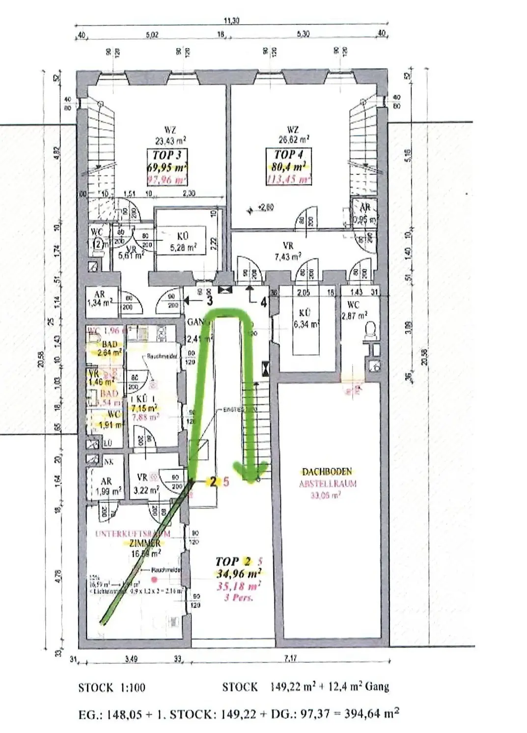 Kleines Zinshaus im 9. Bezirk