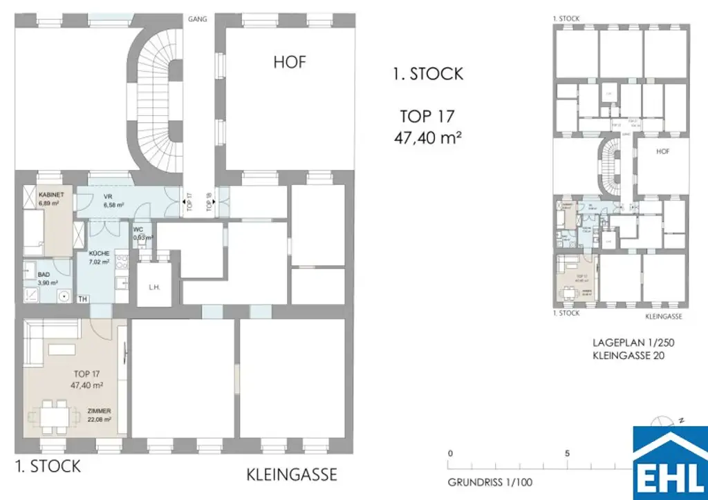 1030 Wien: Hochwertig sanierte 2 Zimmerwohnung in direkter U-Bahn-Nähe!