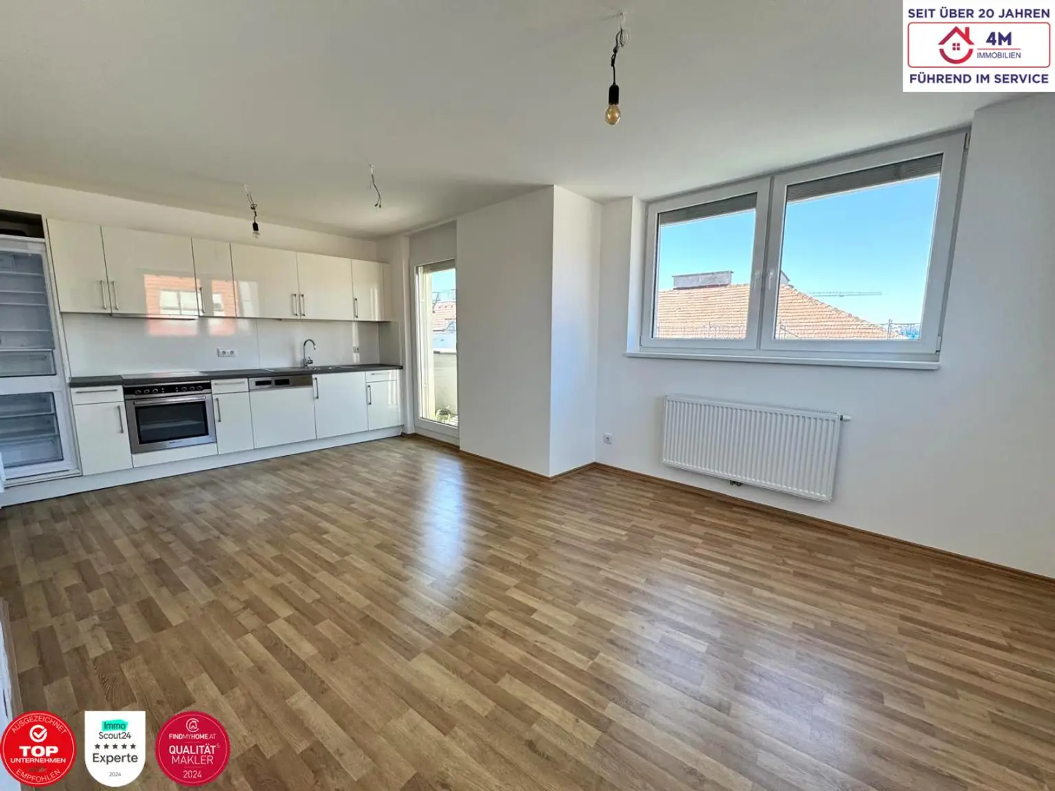 Moderne DG-Maisonette mit Terrasse & 2 Balkonen – 4-Zimmer-Wohntraum in 1150 Wien