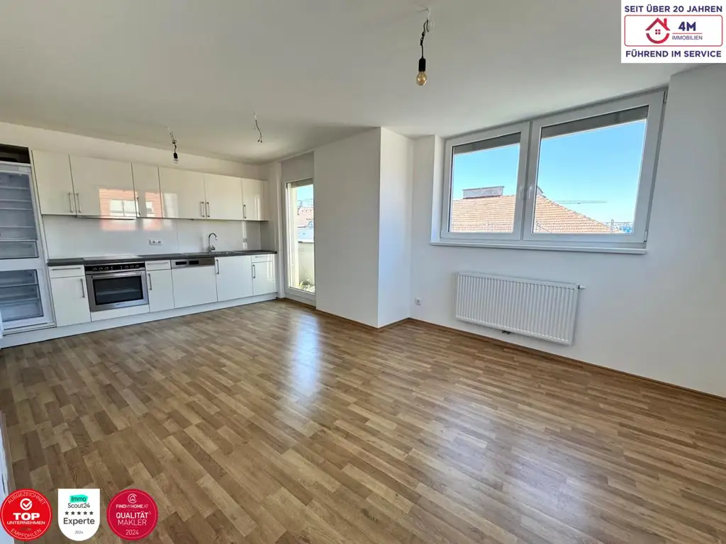 Moderne DG-Maisonette mit Terrasse & 2 Balkonen – 4-Zimmer-Wohntraum in 1150 Wien