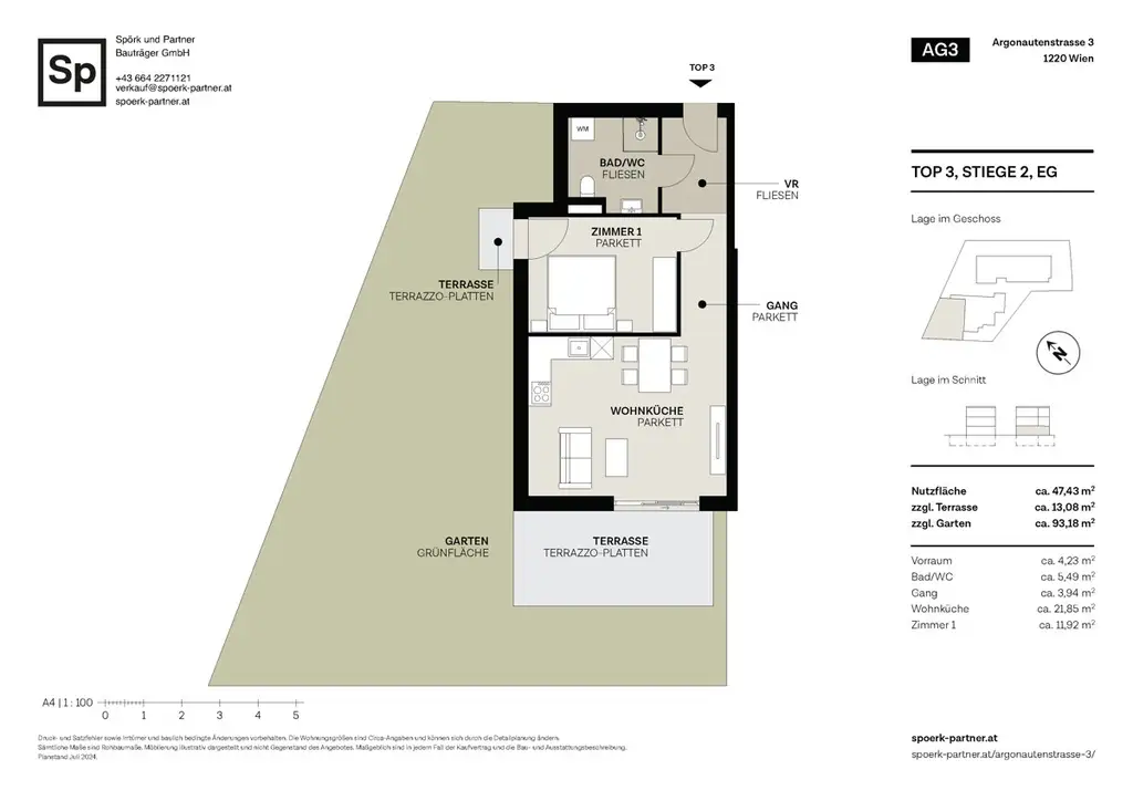 BESTLAGE ALTE DONAU - Ein Zuhause für Menschen, die die Alte Donau bewusst wählen.