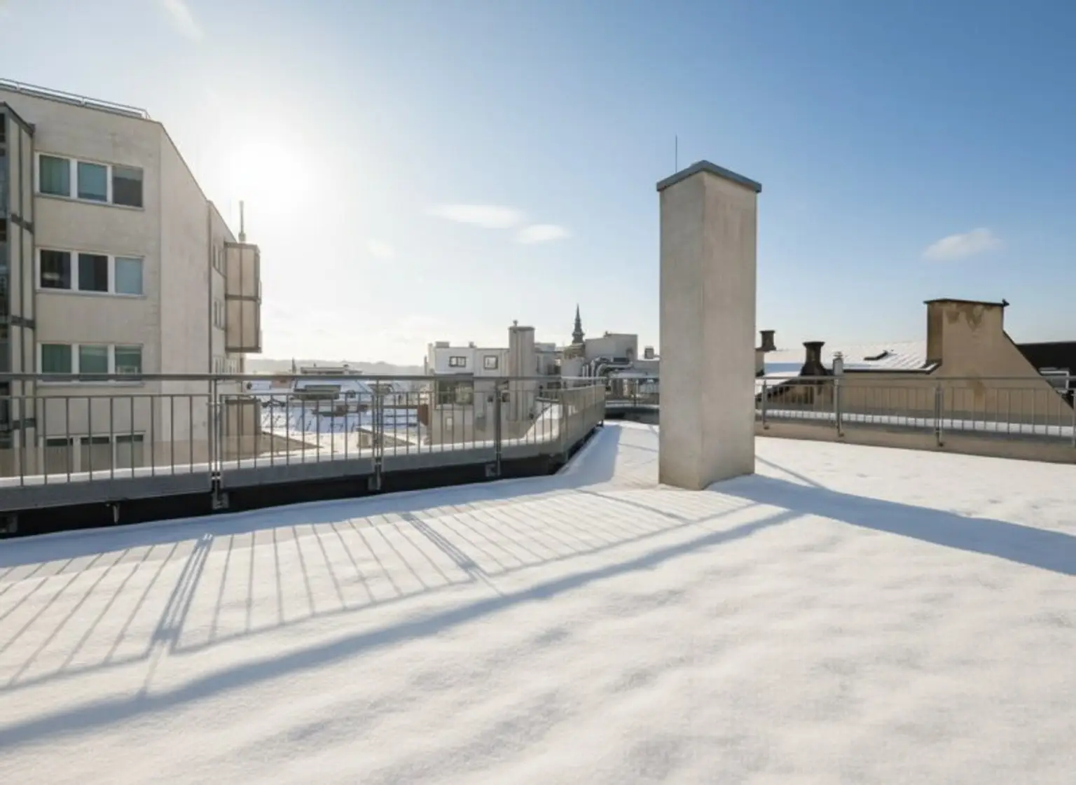 Dachterrasse / Winter
