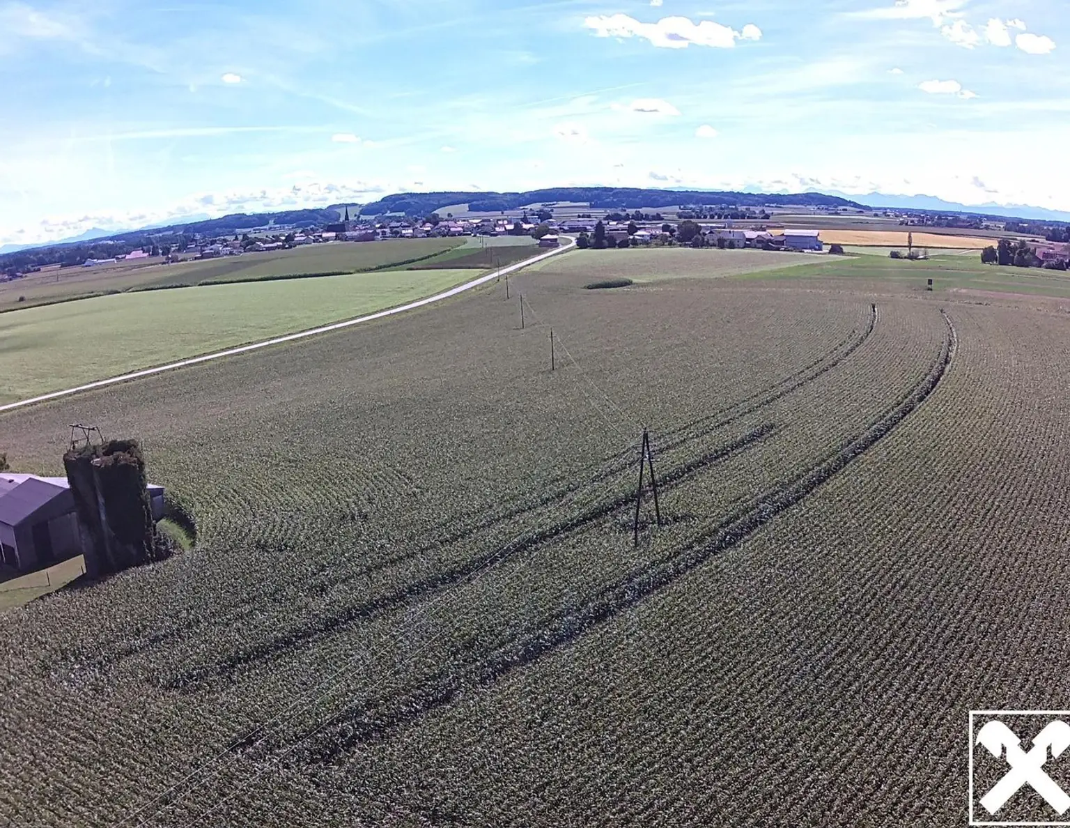 Große Ackerfläche mit guter Anbindung