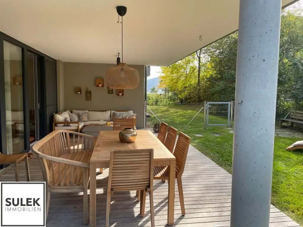 Attersee am Attersee: 2,5 Zimmer-Gartenwohnung mit Pool & Golfplatznähe – 250m zum Attersee | Jahresmiete