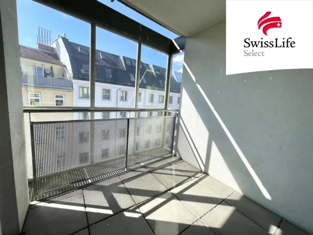 Stilvolle 2-Zimmer-Wohnung mit Loggia, Schrankraum und Garagenplatz – Nähe Längenfeldgasse