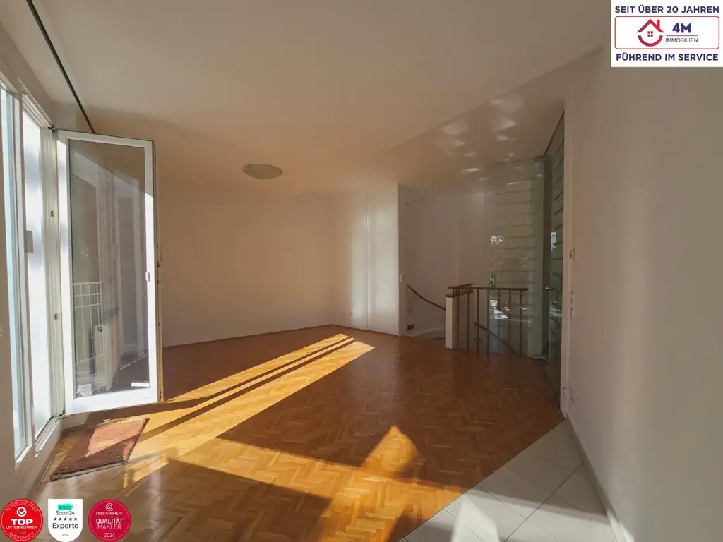 Exklusive Garten-Maisonettewohnung mit  2 Terrassen  und Garage am Küniglberg 🏡