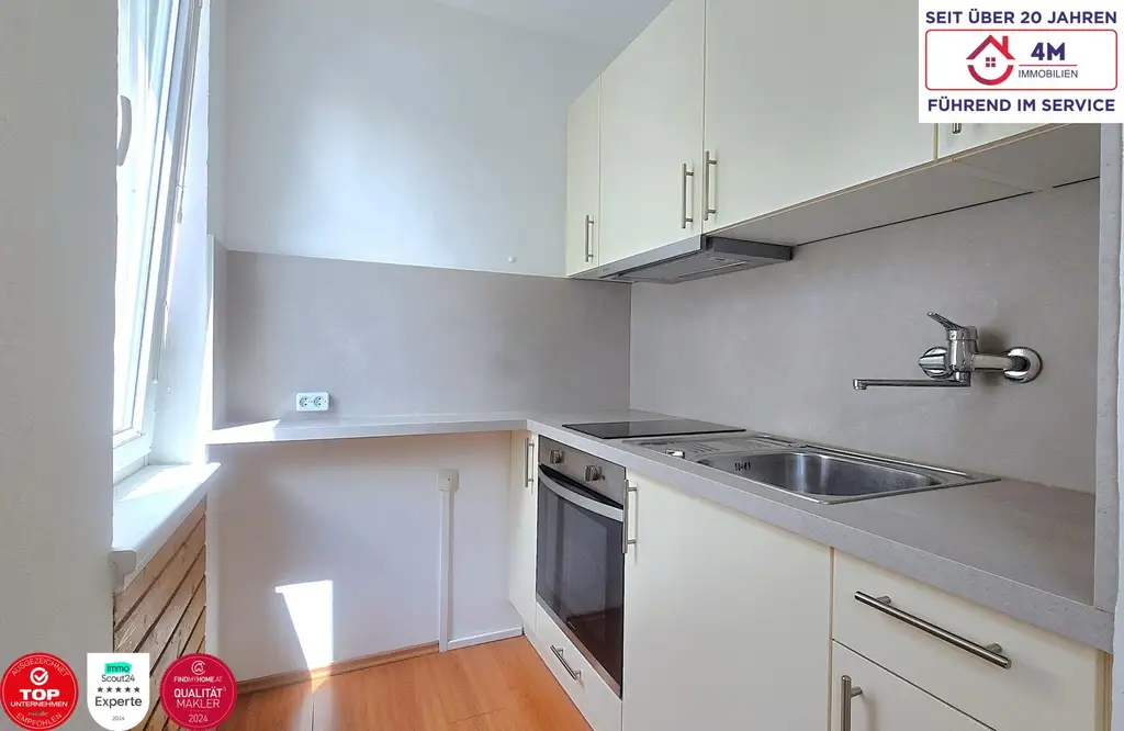1-Zimmer-Neubauwohnung – nur 200 m von der Millennium City