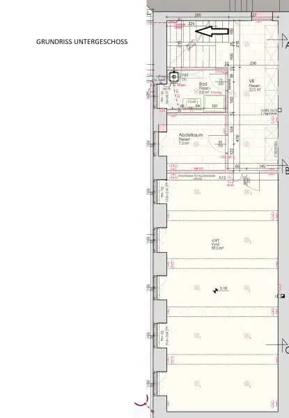 GRUNDRISS UNTERGESCHOSS