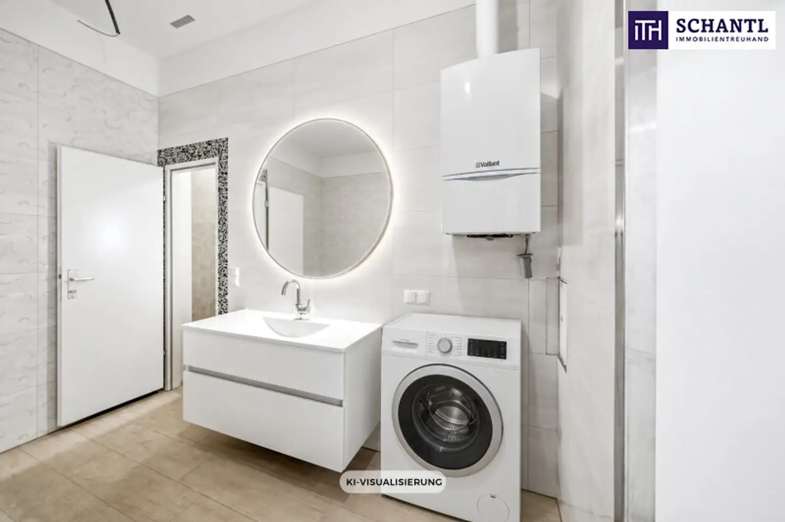 Badezimmer, KI Visualisierung