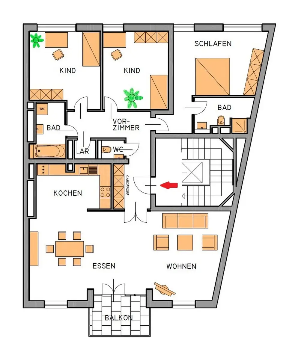 TRAUMHAFTE NEUBAUWOHNUNG IN GRÜN-RUHELAGE | HELLE 4 ZIMMER MIT BALKON | TOPLAGE