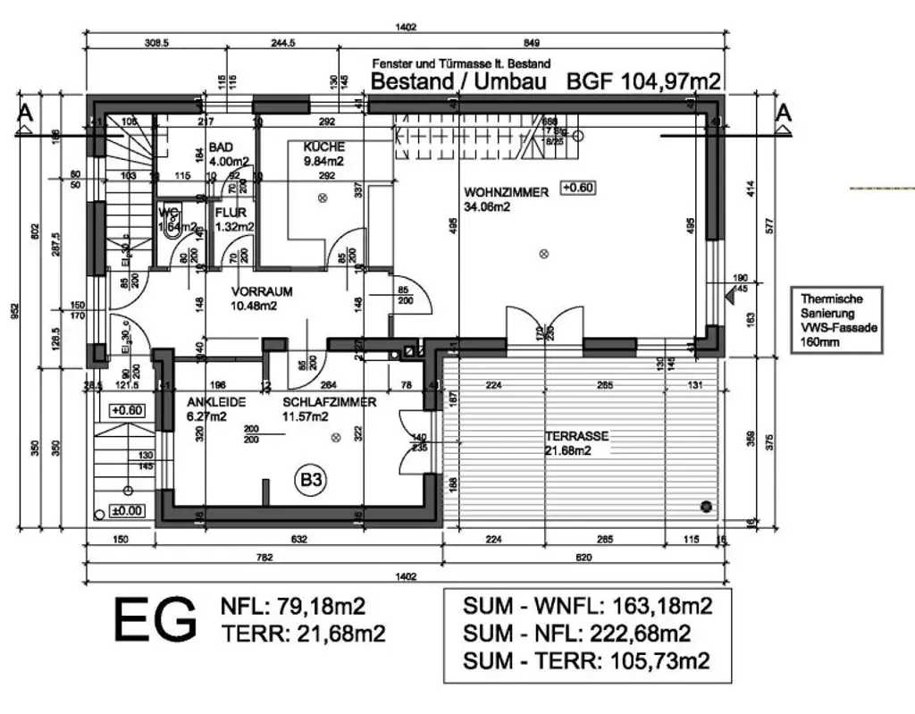 Großzügiges, sonniges Einfamilienhaus mit 80m² Dachterrasse