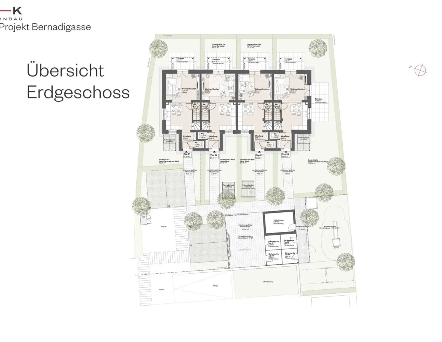 Townhouse mit zwei Terrassen in Nonntal