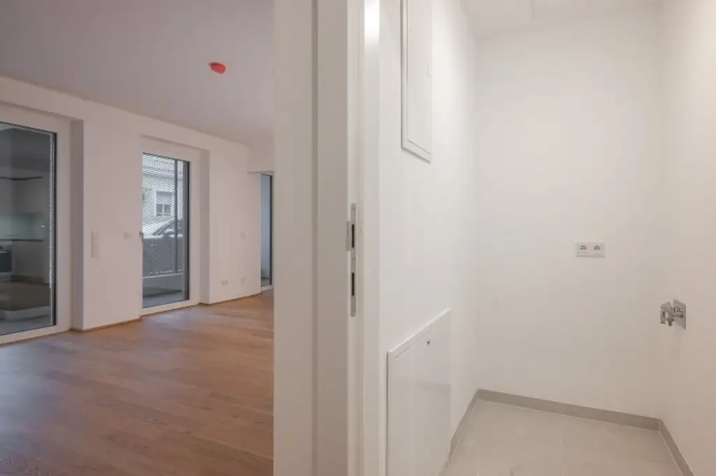 EDUART-Die Kunst des Wohnens: Hochwertiger 2-Zimmer NEUBAU-ZWEITBEZUG im Erdgeschoss! (6/1)