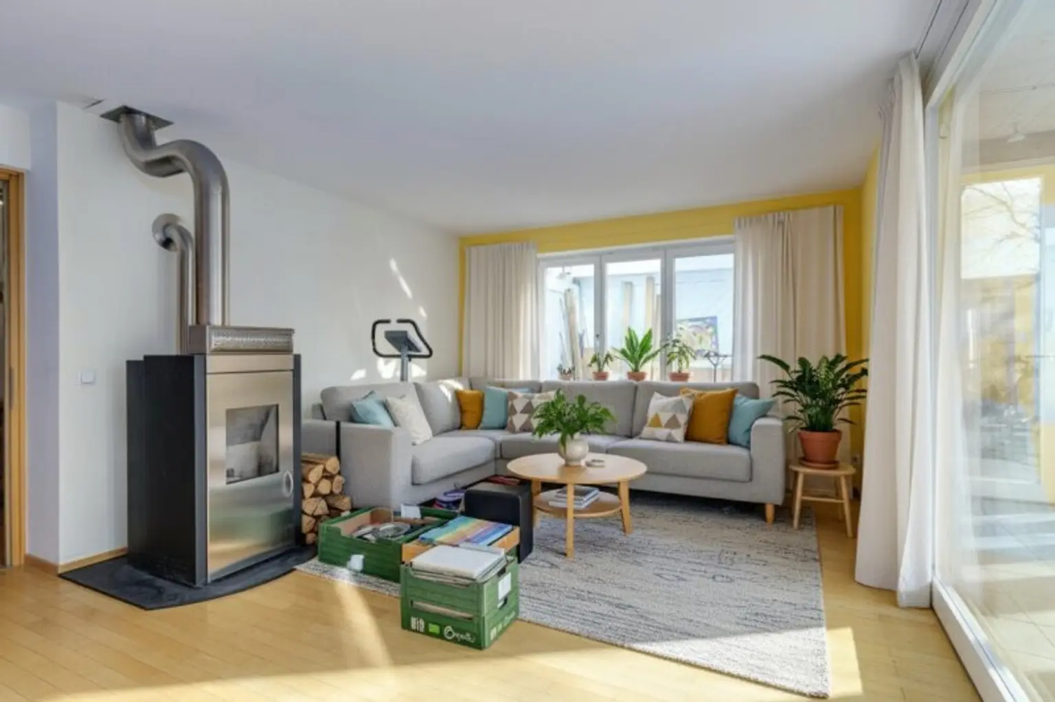 Ökologisches Traumhaus mit Garten und begehbarer Dachterasse