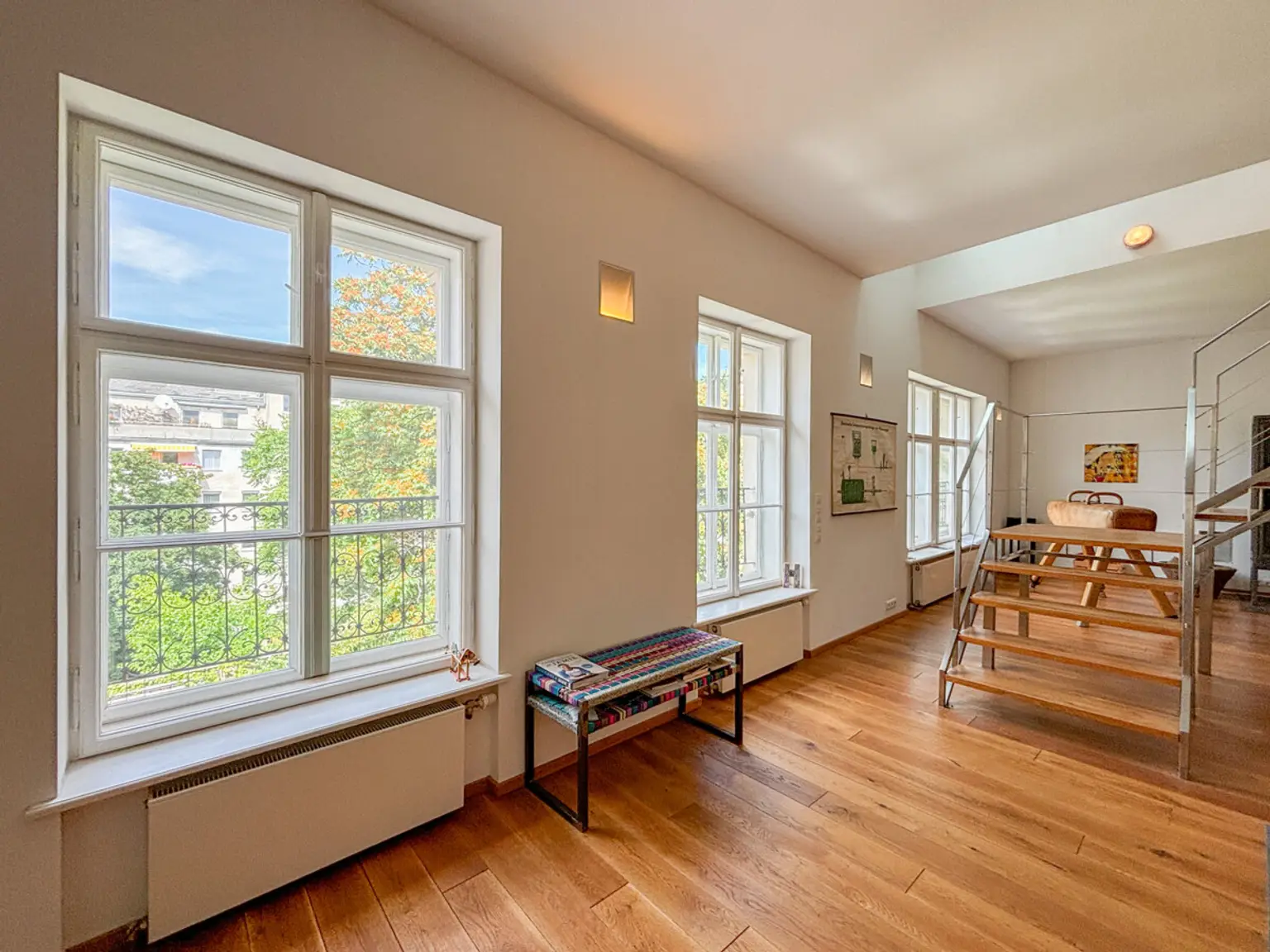 Außergewöhnliche Dachgeschoß-Maisonette in ehemaliger Dampfmaschinenfabrik Nähe Augarten