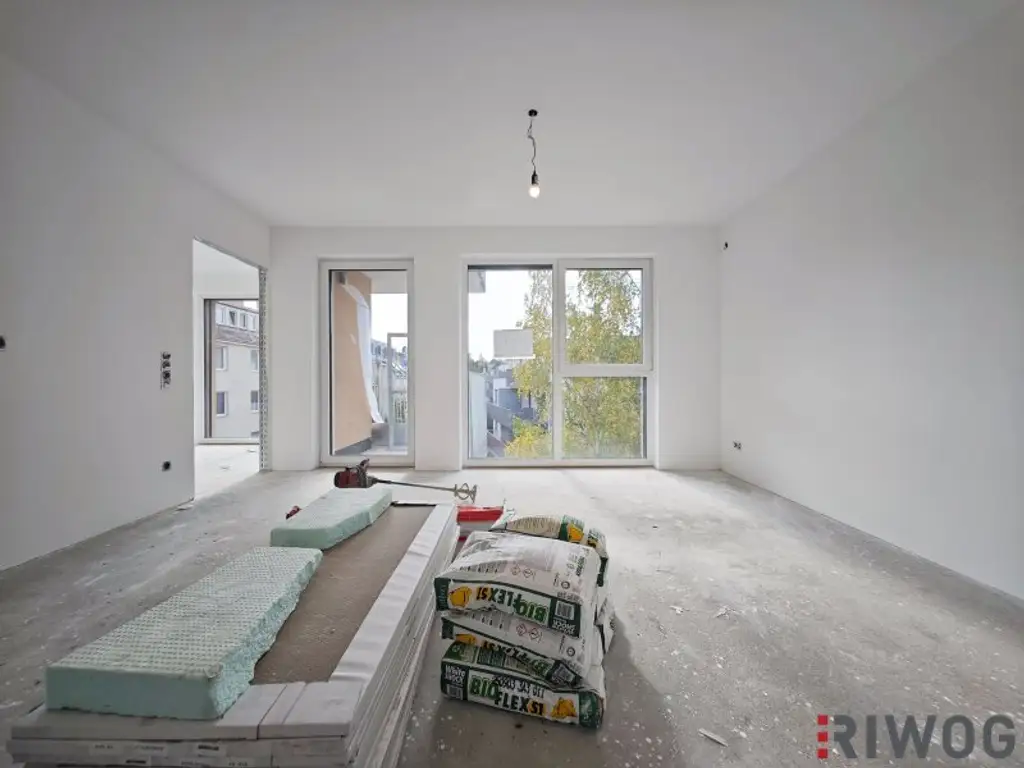 Erstbezug | helle 2-Zimmerwohnung mit südseitigem Balkon | Luftwärmepumpe | optionaler Tiefgaragenplatz | Fertigstellung 1Q26