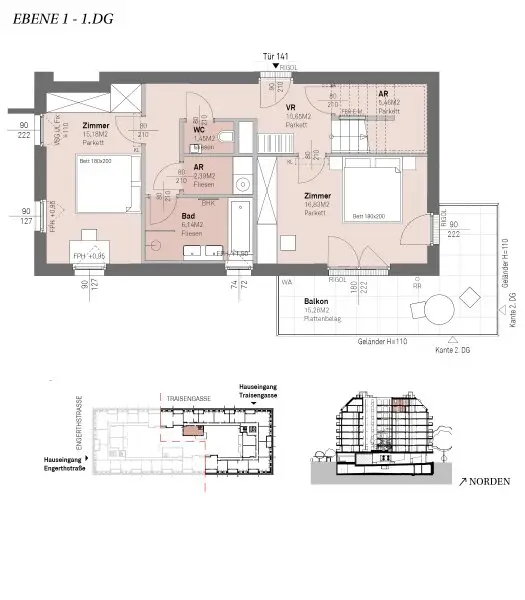 PROVISIONSFREI - Modernes wohnen am Donauufer mit Donaublick!
