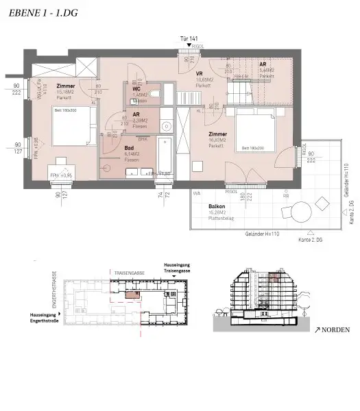 PROVISIONSFREI - Modernes wohnen am Donauufer mit Donaublick!