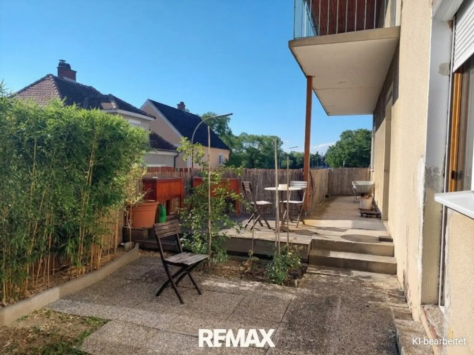 Sitzplatz auf der Terrasse