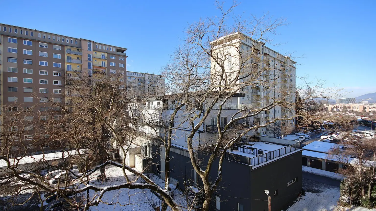 Ausblick vom Westbalkon