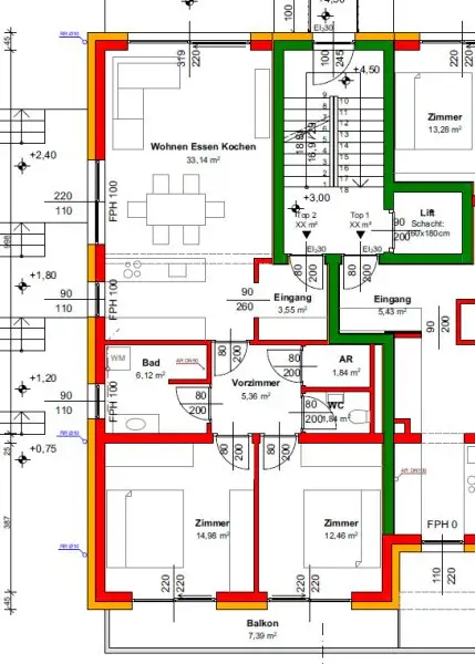PROVISIONSFREI: Erstbezug in Steyr: 3-Zimmer-Wohnung mit Terrasse!