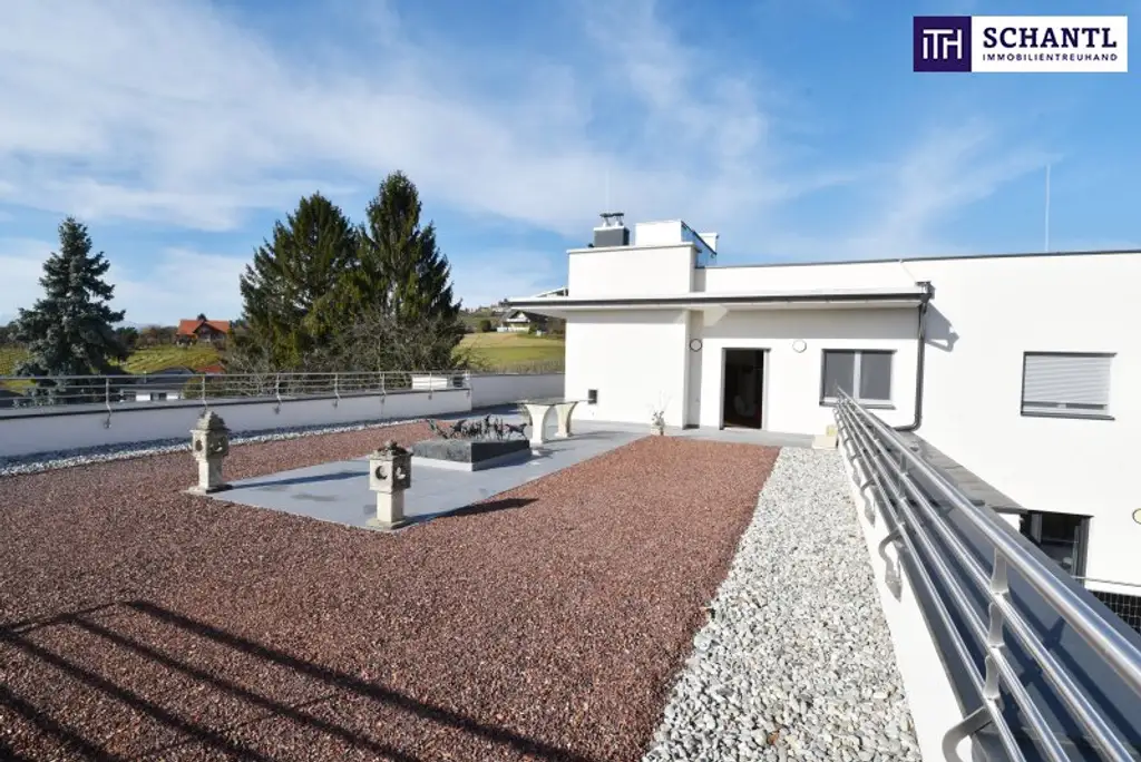 Majestätisches Penthouse in den Weinbergen - Ein exklusives Refugium mit unvergleichlichem Panorama - in 8113 Sankt Bartholomä!