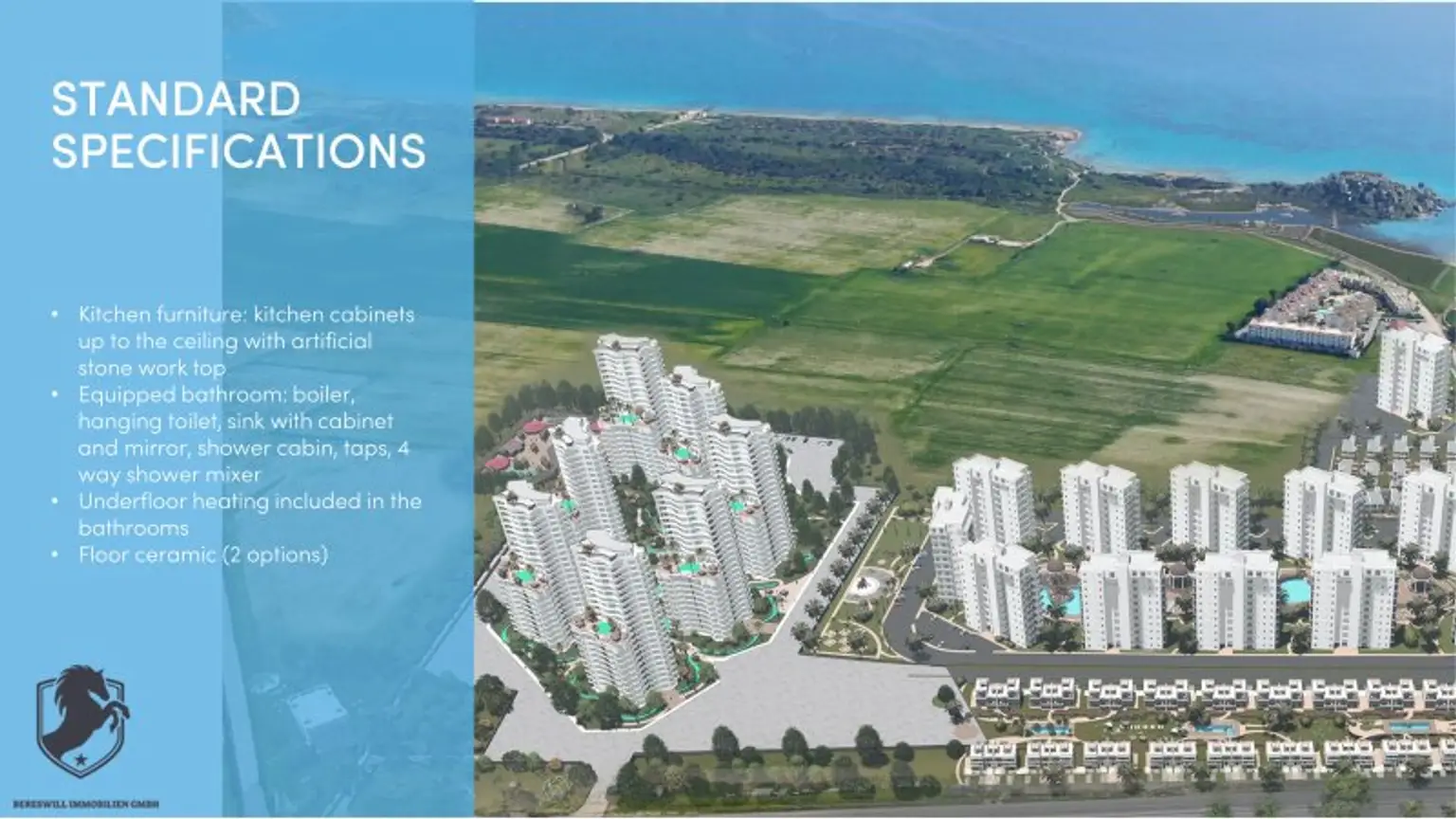 Caesar Palm Jumeirah – Studio mit Balkon in Resortanlage nahe Strand | Iskele/Boğaz