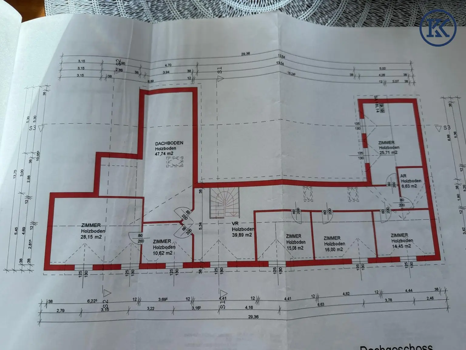 Grundriss Dachgeschoss