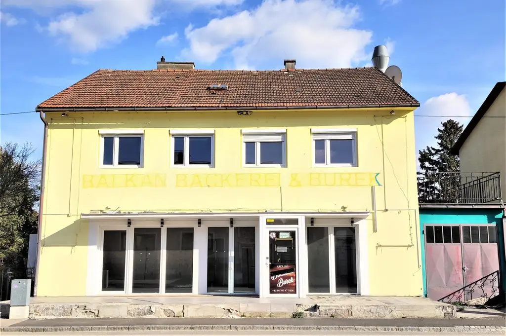 Wohn & Geschäftshaus mit Gastronomieeignung und einem großen Garten in zentraler Lage in Korneuburg - WOHNEN und ARBEITEN
