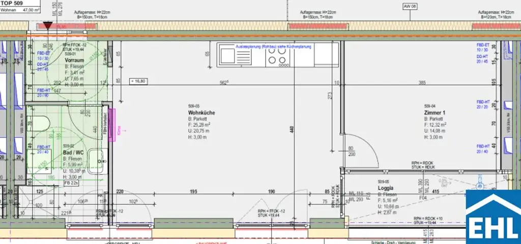 Modernes Wohnen: 2-Zimmer-Wohnung mit Loggia!